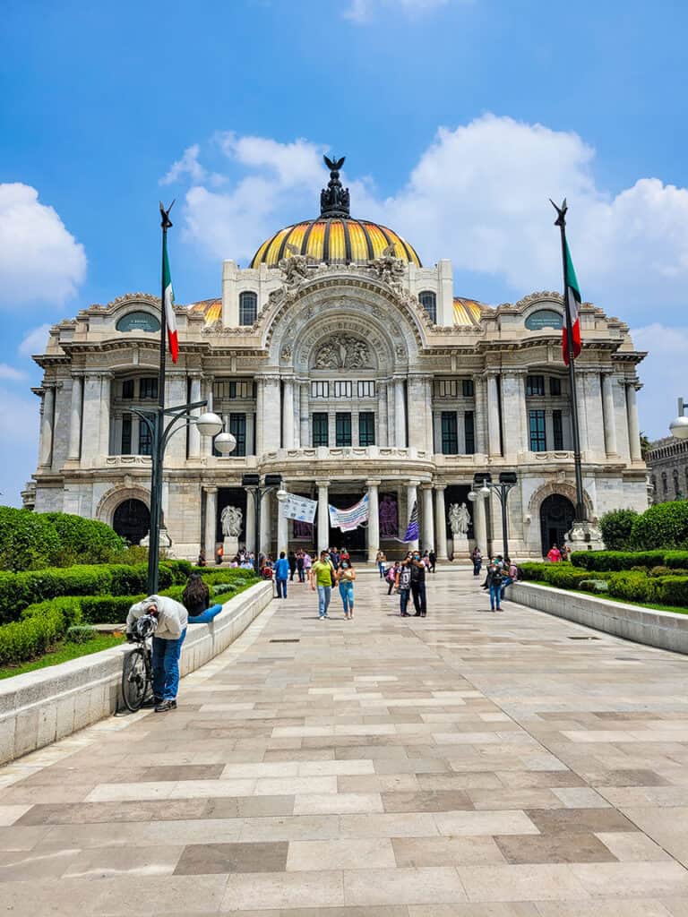 Mexico City is worth visiting for the enormous historic centre, the largest in the country