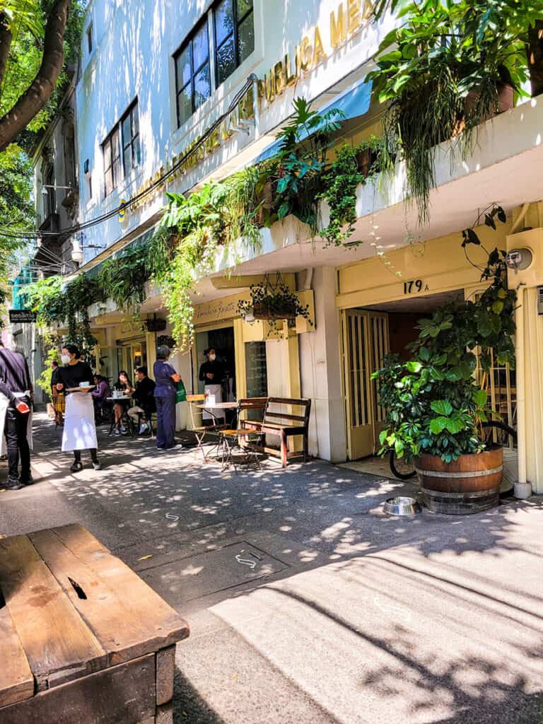 Roma is one of the best areas to stay in Mexico City with a cafe culture that could rival Paris.