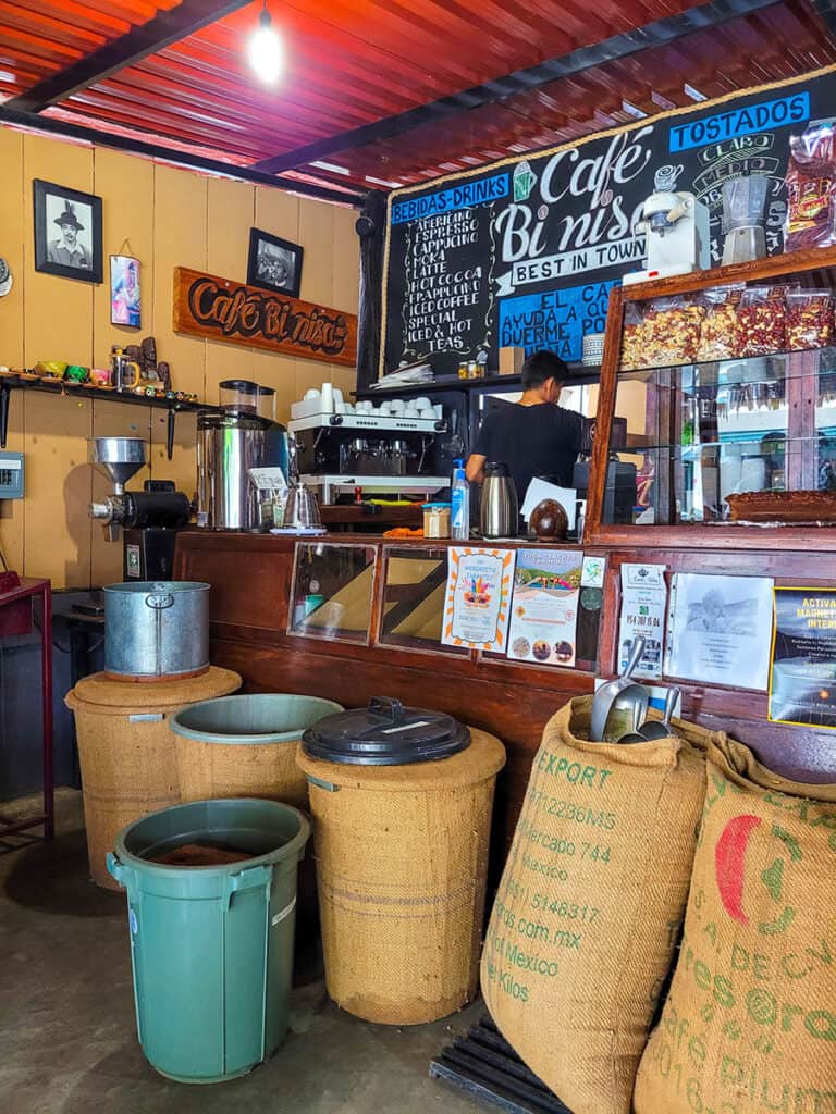 A coffee tasting at Bi Nisa Cafe in Centro is a must do for any coffee lover visiting Puerto Escondido.