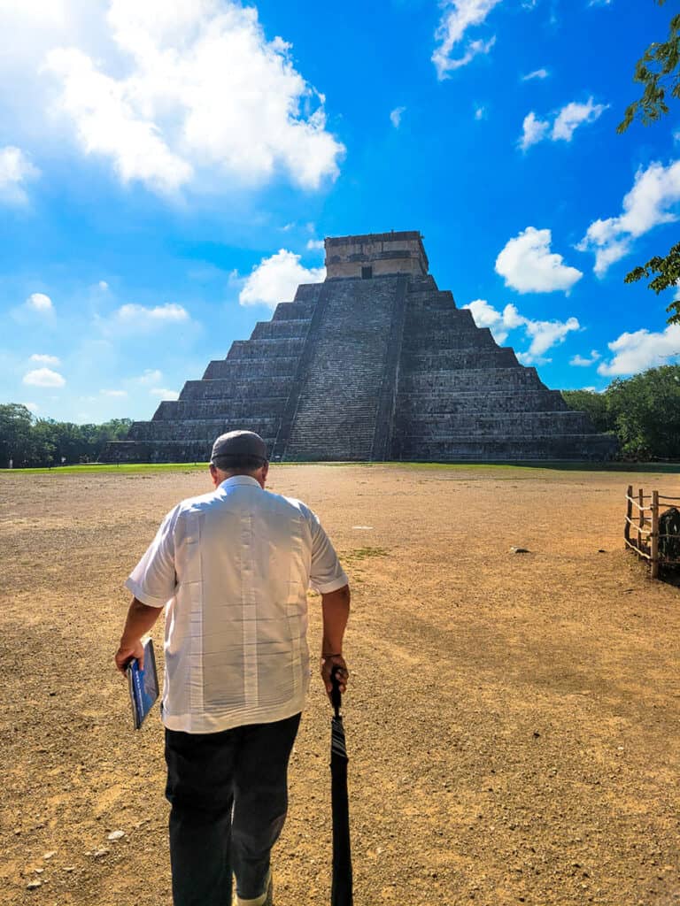 My guide at Chichen Itza made my experience so much better with his incredible knowledge of the site.