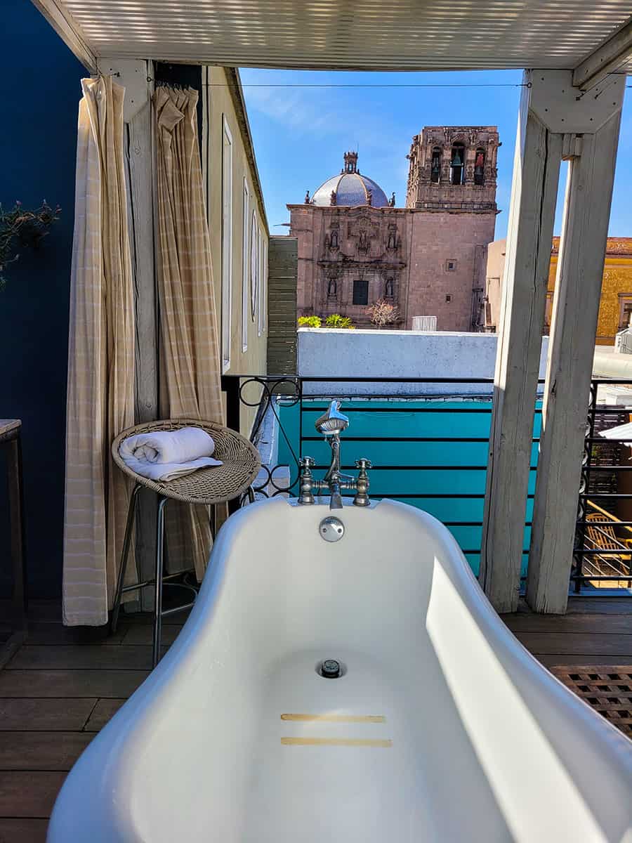 The spa at Casa del Atrio is the best urban spa in Queretaro and a fantastic place to relax.